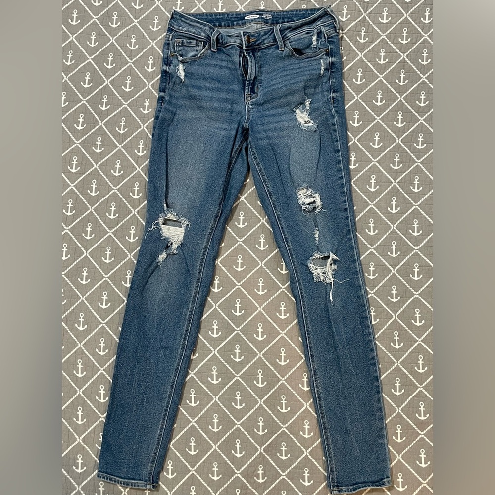 Rockstar Super Skinny Mid-Rise Tall jeans